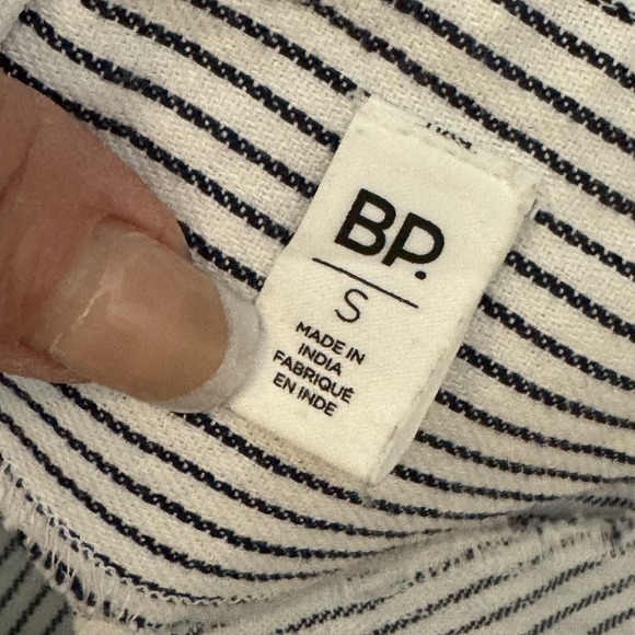 Nordstrom BP Striped Mini Skirt with Front Slit Woman's Small - Picture 5 of 13